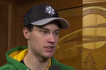 Wild rookie Declan Chisholm talks about playing in front of Marc-Andre Fleury