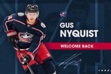 Welcome Back, Gus Nyquist! Thank you Gus, for all you did for our team and our town! 👏