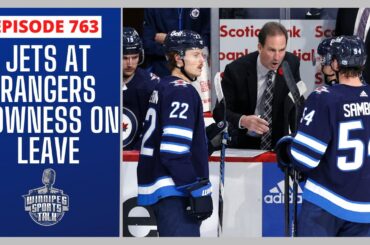 Winnipeg Jets at New York Rangers tonight, Rick Bowness on medical leave