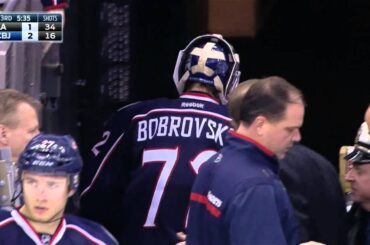 Gotta See It: Bobrovsky forced to leave with injury