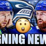 VERY INTERESTING CANUCKS NEWS… FILIP HRONEK & ELIAS LINDHOLM CONTRACT UPDATES
