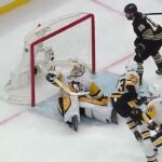 Pavel Zacha 2 goals vs Penguins (3/9/2024)