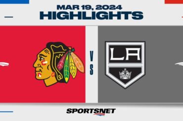 NHL Highlights | Blackhawks vs. Kings - March 19, 2024