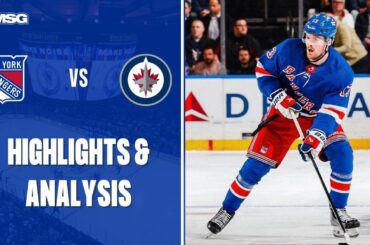 Hellebuyck Stands Tall In The Garden As Jets Defeat Rangers 5-2 | New York Rangers