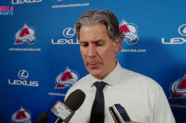 MIKKO RANTANEN HAT TRICK | Jared Bednar Postgame Interview | Avalanche @ Blues | March 19th, 2024