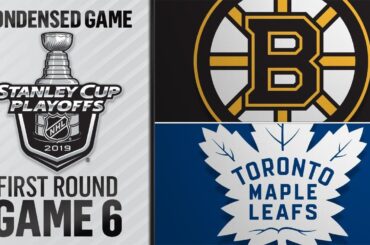 04/21/19 First Round, Gm6: Bruins @ Maple Leafs