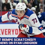 Matt Rempe a healthy scratch for the Rangers?! Is this the right call? Good news on Ryan Lindgren!