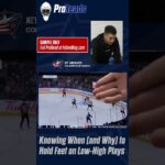 Jet Greaves :  Knowing When and Why to Hold Feet on Low High Plays  #goalies #hockeygoalie