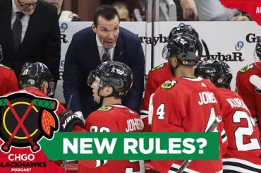 How will proposed rule changes impact Luke Richardson, Chicago Blackhawks? | CHGO Blackhawks Podcast