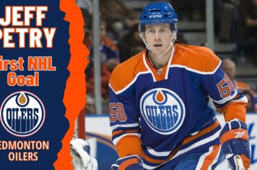 Jeff Petry #58 (Edmonton Oilers) first NHL goal Jan 20, 2011 (Classic NHL)