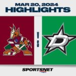NHL Highlights | Coyotes vs. Stars - March 20, 2024