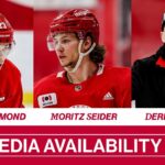Lucas Raymond, Moritz Seider, Derek Lalonde Practice Updates | March 20, 2024