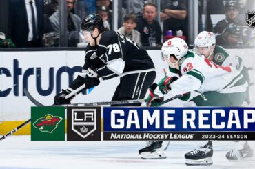 Wild @ Kings 3/20 | NHL Highlights 2024