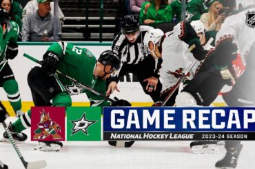 Coyotes @ Stars 3/20 | NHL Highlights 2024