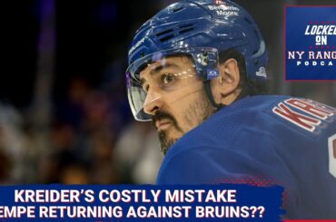 Chris Kreider makes BIG mistake in 4-2 loss to Jets! Should Matt Rempe reenter the lineup in Boston?