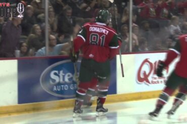 Maxime Fortier's second of the game on breakaway.