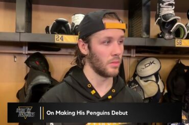 Ty Smith on Making His Penguins Debut