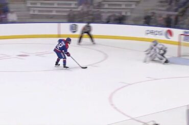 Hockey: Aidan Pelino penalty shot save vs. UMass Lowell