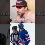 Devils' Kurtis MacDermid calls out Matt Rempe for elbow hit 😳 #shorts