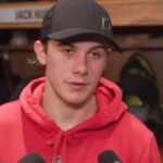 Jack, Luke, Nico & Coach Green after a 4-1 win over Winnipeg