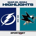 NHL Highlights | Lightning vs. Sharks - March 21, 2024