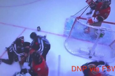 Josh Manson Takes Down Tyler Myers