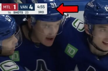 This Canucks team is a pure JOY to watch...