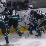 Lightning's Nikita Kucherov Sets Up Brayden Point With Crafty Pass From His Knees