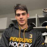Penguins’ Jack St. Ivany before his NHL debut in Dallas