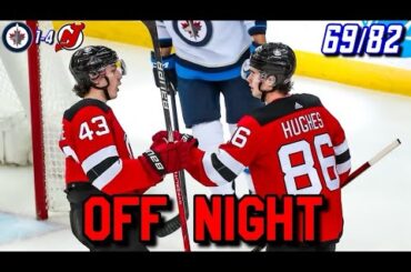 Jets Game Reaction 2023-24 69/82 WPG-1 NJD-4 Loss —Off Night at the Rock—
