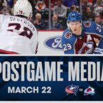 Hear from the players and coach after the team's game in Colorado against the Avalanche. (03/22/24)