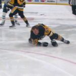 Brenden Dillon has been suspended 3 games for this hit on Noel Acciari / 7.02.2024