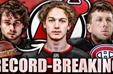LUKE HUGHES TIES QUINN HUGHES NHL RECORD + JAKE ALLEN IS A MONSTER (New Jersey Devils)