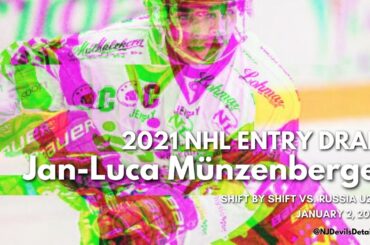2021 NHL Draft | Jan-Luca Münzenberger (#27) Shift by Shift vs. Russia U20, January 2, 2021