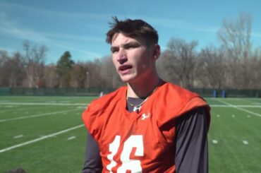 Colorado State Football: Brayden Fowler-Nicolosi, QB - 2024 Spring Practice Opening Day
