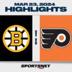 NHL Highlights | Bruins vs. Flyers - March 23, 2024