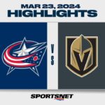 NHL Highlights | Blue Jackets vs. Golden Knights - March 23, 2024