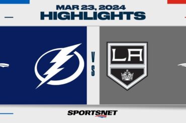 NHL Highlights | Lightning vs. Kings - March 23, 2024