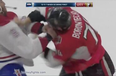Brandon Prust vs Mark Borowiecki Feb 18, 2015