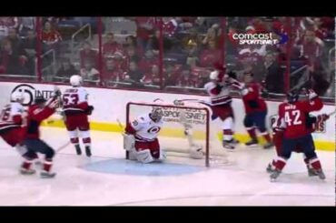Dmitry Orlov First NHL Goal : Washington Capitals vs Carolina Hurricanes