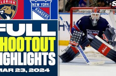 Florida Panthers at New York Rangers | FULL Shootout Highlights - March 23, 2024