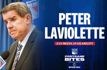 NYR vs FLA: Peter Laviolette Postgame Media Availability | March 23, 2024