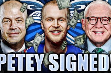 ELIAS PETTERSSON OFFICIALLY SIGNS 8-YEAR EXTENSION WITH THE VANCOUVER CANUCKS!