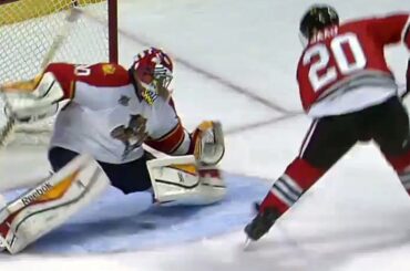 Brandon Saad scores a beauty on breakaway