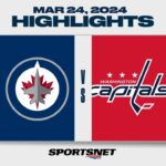 NHL Highlights | Jets vs. Capitals - March 24, 2024