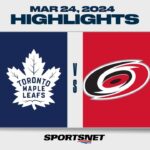 NHL Highlights | Maple Leafs vs. Hurricanes - March 24, 2024
