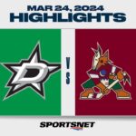NHL Highlights | Stars vs. Coyotes - March 24, 2024