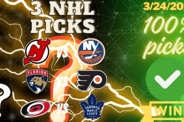 Islanders,Panthers,Maple Leafs 80% win tonight / NHL Prediction Today 3/24/24 | NHL Picks Today