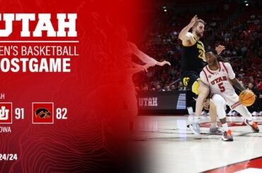 Utah 91-Iowa 82 | Men's NIT 2nd Round | Postgame Press Conference