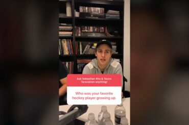 Aho and Teräväinen answer questions on Instagram